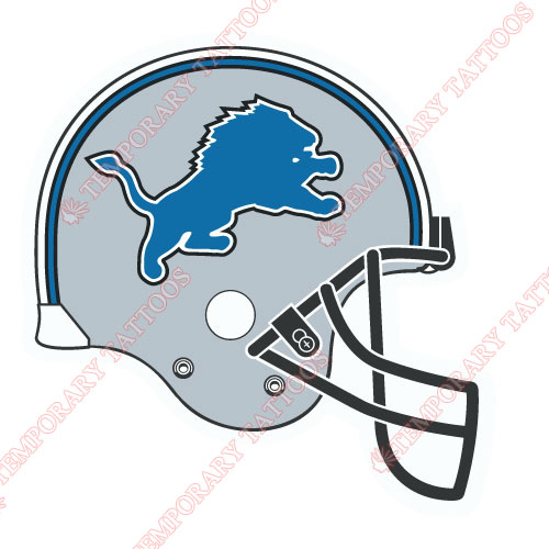 Detroit Lions Customize Temporary Tattoos Stickers NO.521